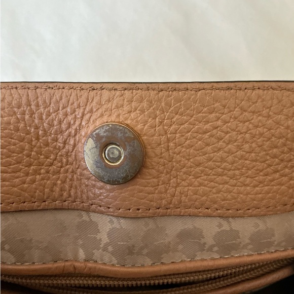 Karl Lagerfeld Pebble Leather Shoulder Bag Silver Strap - Picture 14 of 15